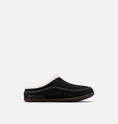 Sorel Lanner Ridge Shoes UK - Mens Slippers Black (UK5647082)